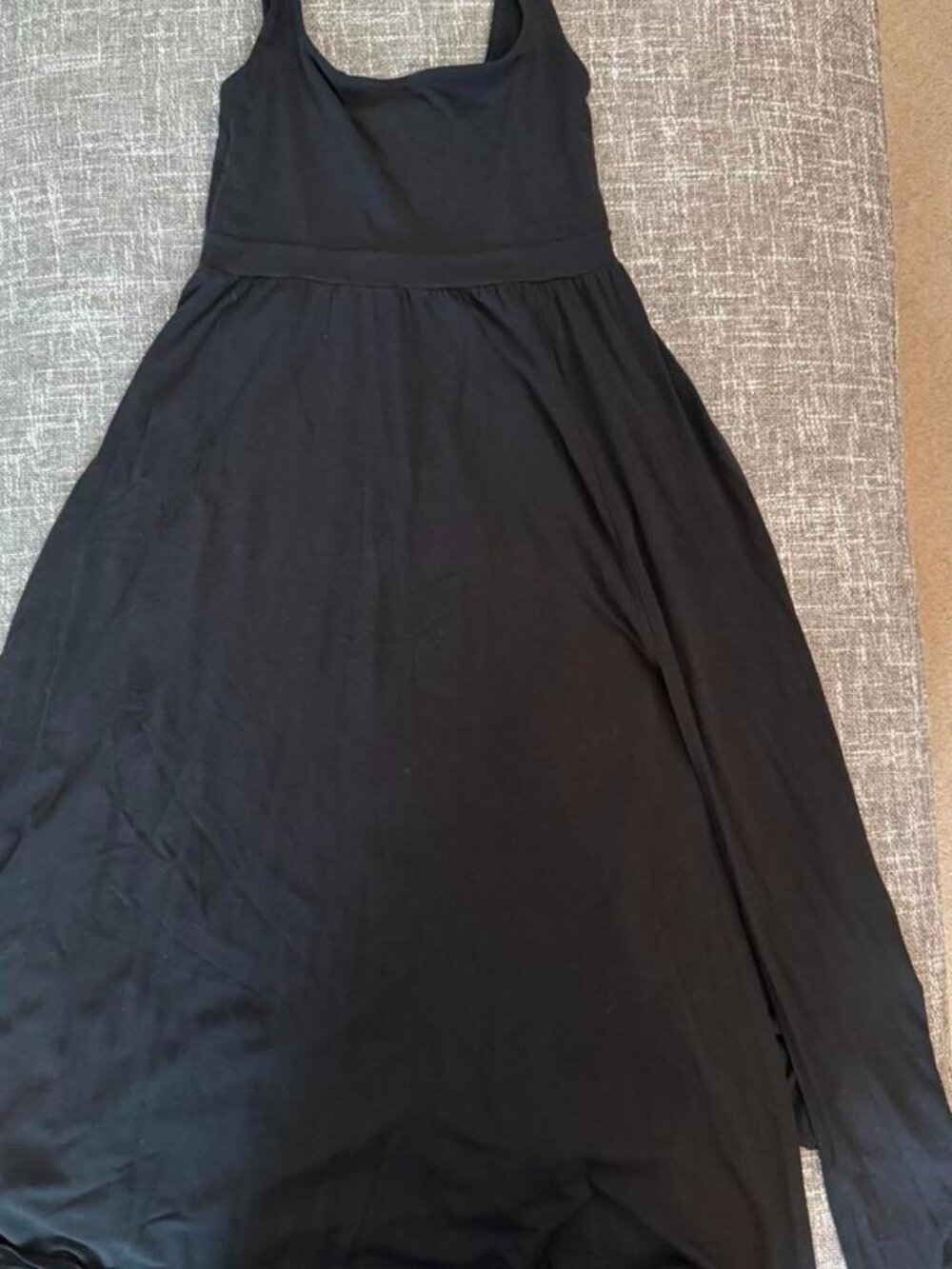Aritzia Wilfred Black Midi Dress Size S